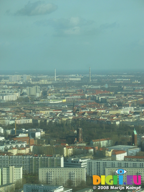 25378 Flats from Fernsehturm Berlin (TV Tower)